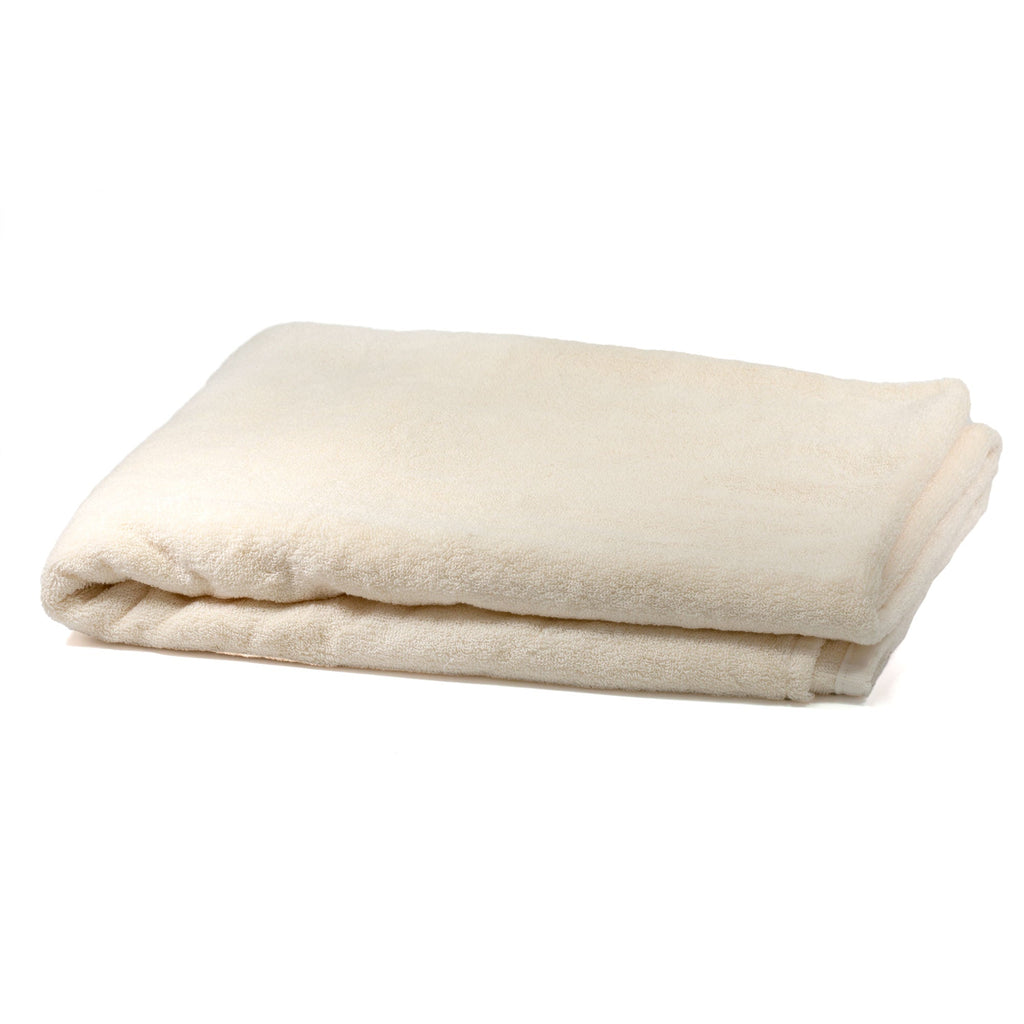 Uchino Cotton & Cashmere Towel, Off-White Towel Uchino Wide Bath Towel (80 x 150 cm) 
