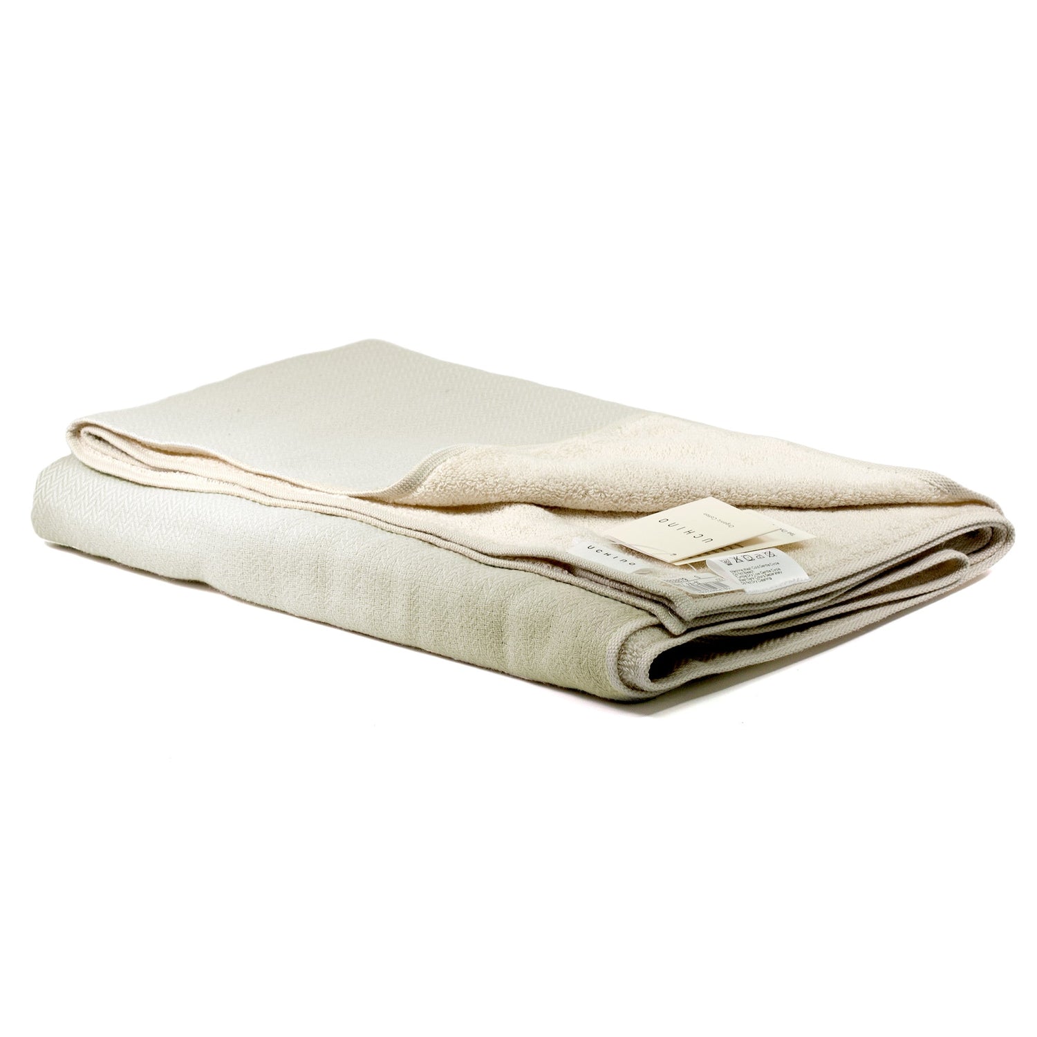 Uchino Tea Dyed Organic Gauze & Pile Towel Towel Uchino 