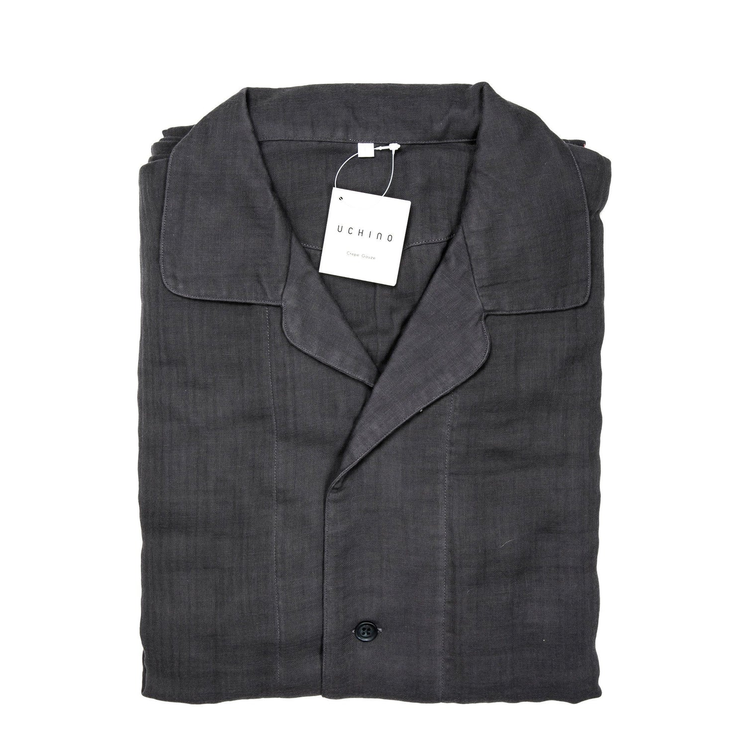 Uchino Crepe Gauze Pajamas, Dark Grey Pajamas Uchino 