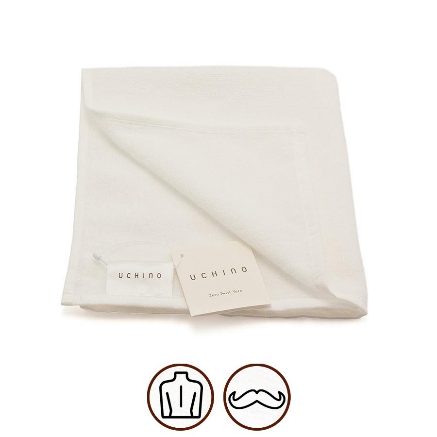 Uchino Airy Feel Super Fine Cotton Towel Towel Uchino Washcloth (34 x 40 cm) 
