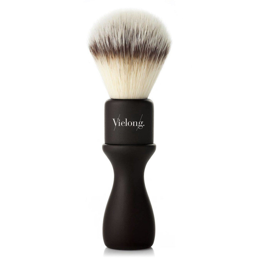 Vie-Long American Style Fibersoft Bristles Shaving Brush, Wood Handle Synthetic Bristles Shaving Brush Vie-Long 