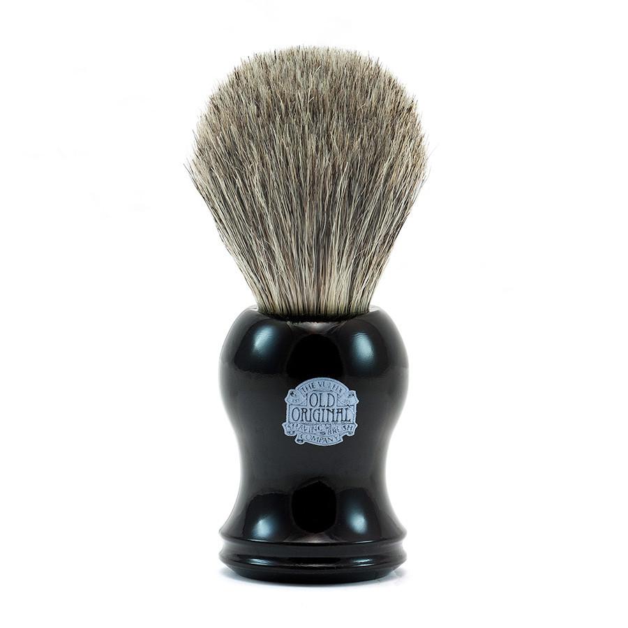 Vulfix Pure Black Badger Shaving Brush, Black Handle Badger Bristles Shaving Brush Vulfix 
