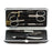 WASA Solingen 6-Piece Inox Manicure Set, Black Leather Snap Case Manicure Set WASA Solingen 