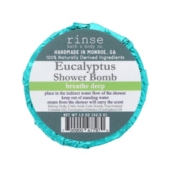 Rinse Bath & Body Co. Shower Bomb Bath Bombs Rinse Bath & Body Co Eucalyptus 