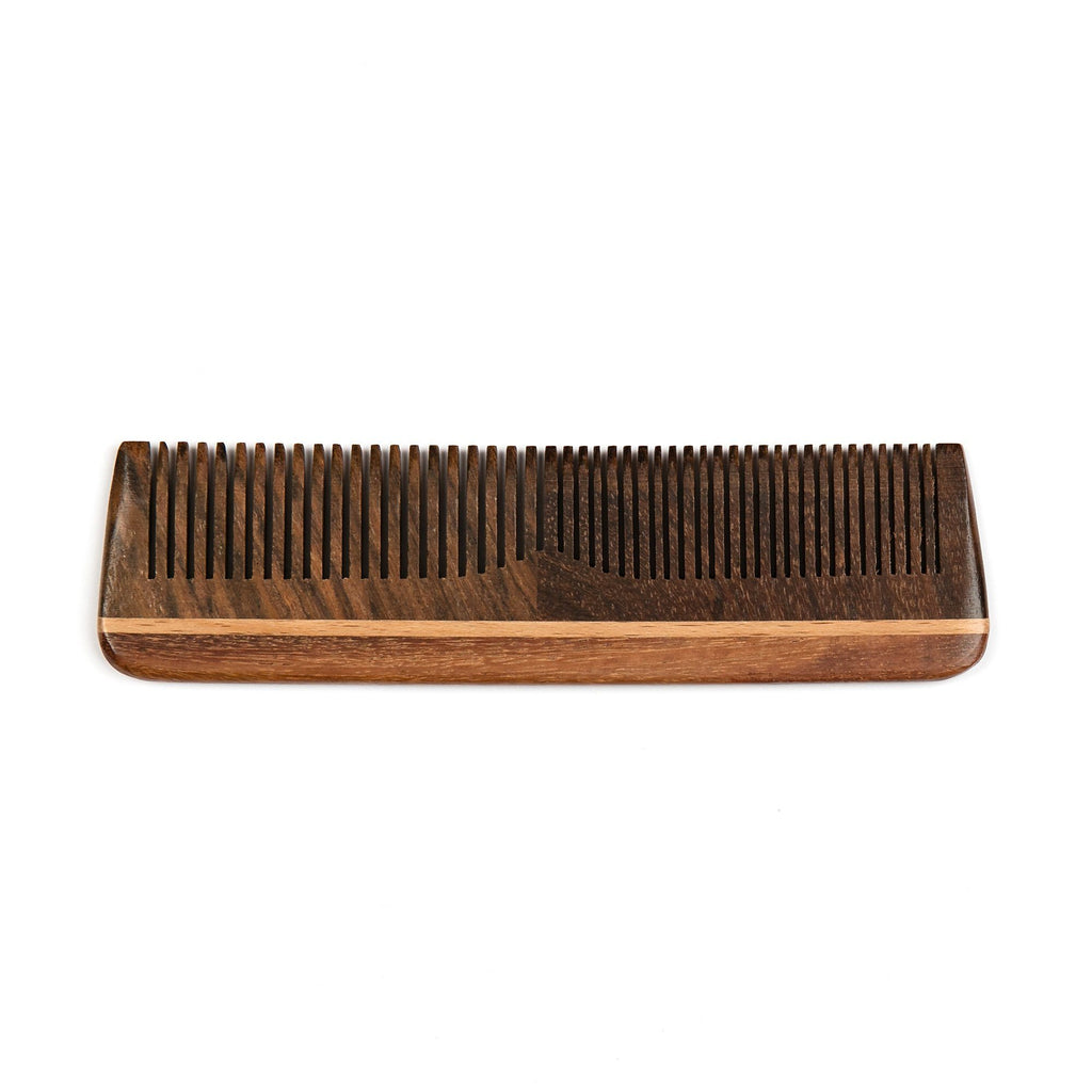 Fendrihan Wooden Double-Tooth Pocket Comb Comb Fendrihan 