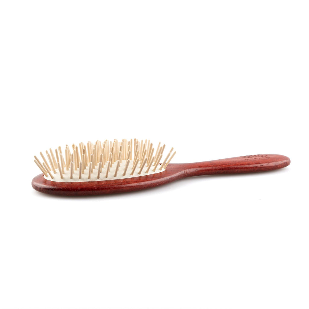 TEK Bubinga Wood Pneumatic Hair Brush with Wooden Bristles Hair Brush TEK 