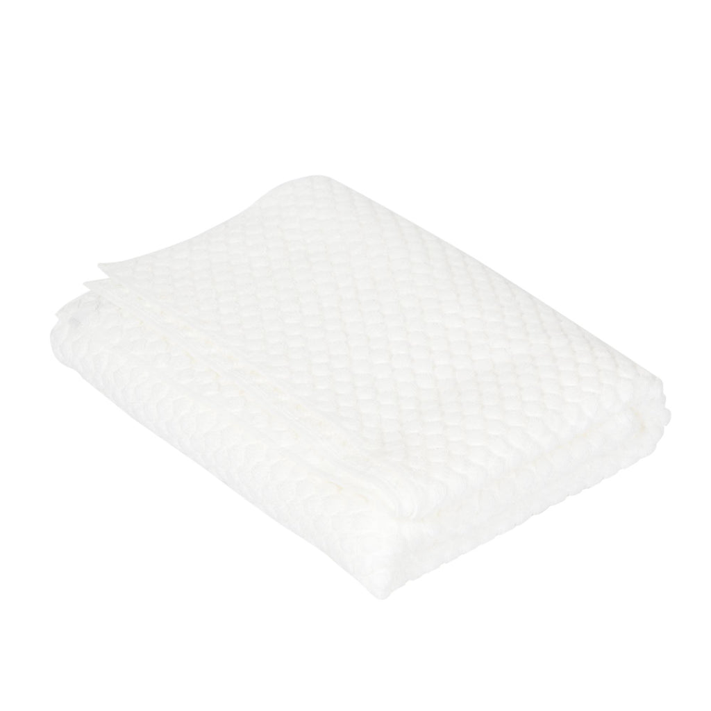 Yoshii Towel OTTAIPNU Puchi Puchi Towel, White Towel Japanese Exclusives Bath Towel (62 x 124 cm) 