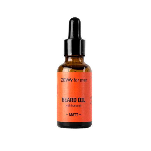 Zew Beard Oil with Hemp Oil, Matte Beard Oil Zew for Men 