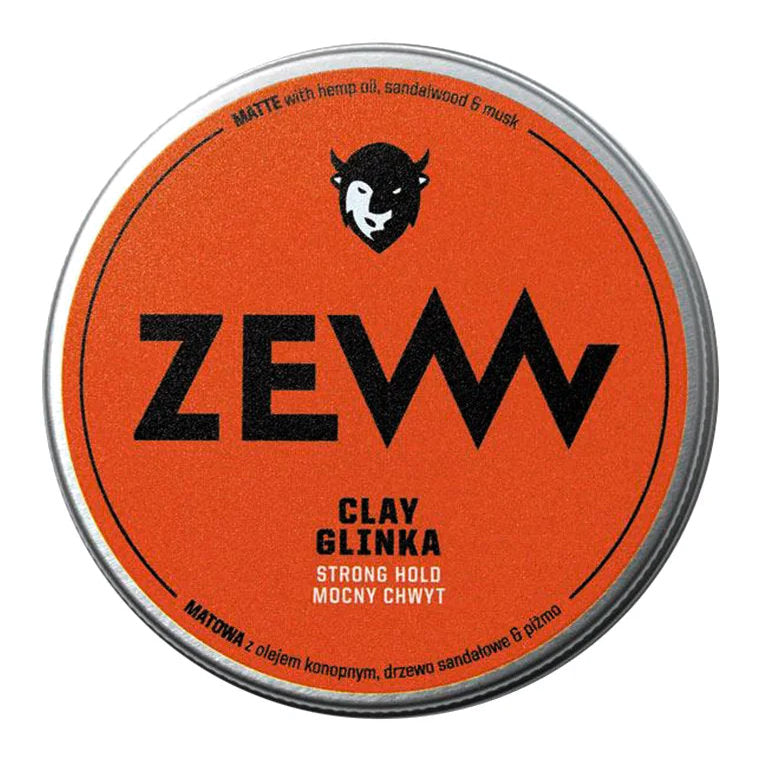 ZEW Matte Clay with Hemp Oil Hair Clay Zew for Men 