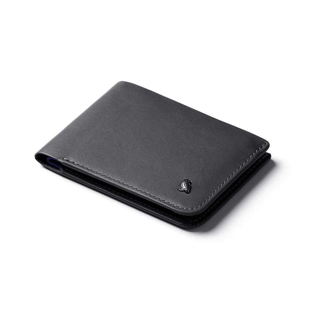 Bellroy Hide and Seek Slim Leather Wallet Leather Wallet Bellroy Charcoal 