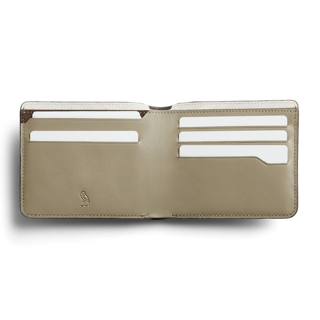 Bellroy Hide and Seek Slim Leather Wallet, Premium Edition Leather Wallet Bellroy HI Darkwood 