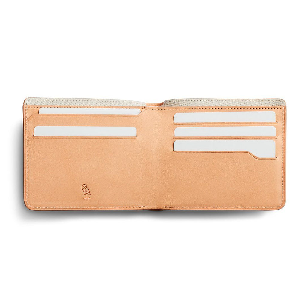 Bellroy Hide and Seek Slim Leather Wallet, Premium Edition Leather Wallet Bellroy HI Natural 