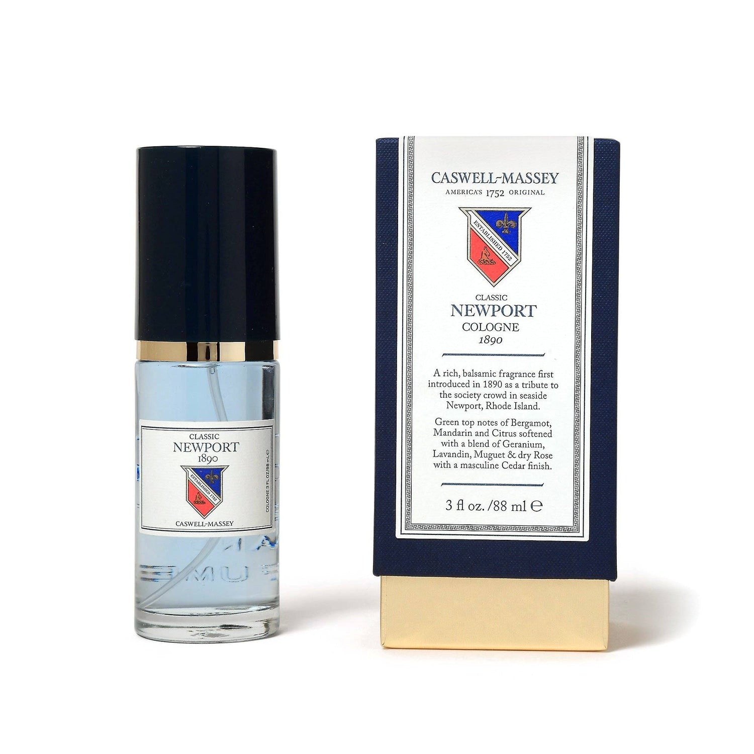 Caswell-Massey Heritage Newport Cologne Men's Fragrance Caswell-Massey 3 fl oz (88 ml) 