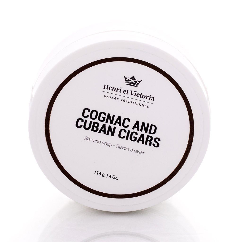 Henri et Victoria Artisan Shaving Soap Vegan 2.0 Shaving Soap Henri et Victoria Cognac and Cuban Cigars 
