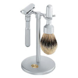 DOVO Merkur Futur 3-Piece Classic Wet-Shaving Set with Matte Finish Shaving Kit Merkur 
