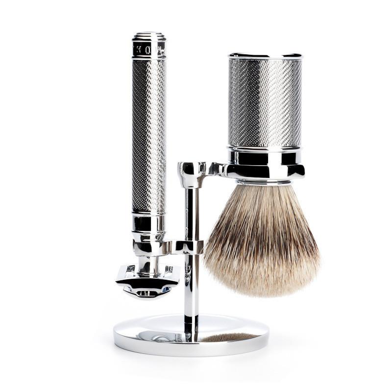 Muhle Traditional Safety Razor and Shaving Brush Stand Shaving Stand Discontinued 