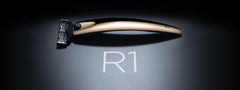 Bolin Webb R1 Prestige Mach3 24ct Gold Razor and Stand Set Shaving Set Bolin Webb 