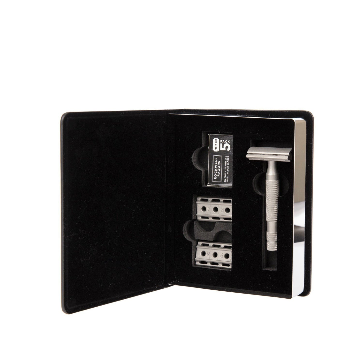 Rockwell 6S Adjustable Stainless Steel Safety Razor Double Edge Safety Razor Rockwell 