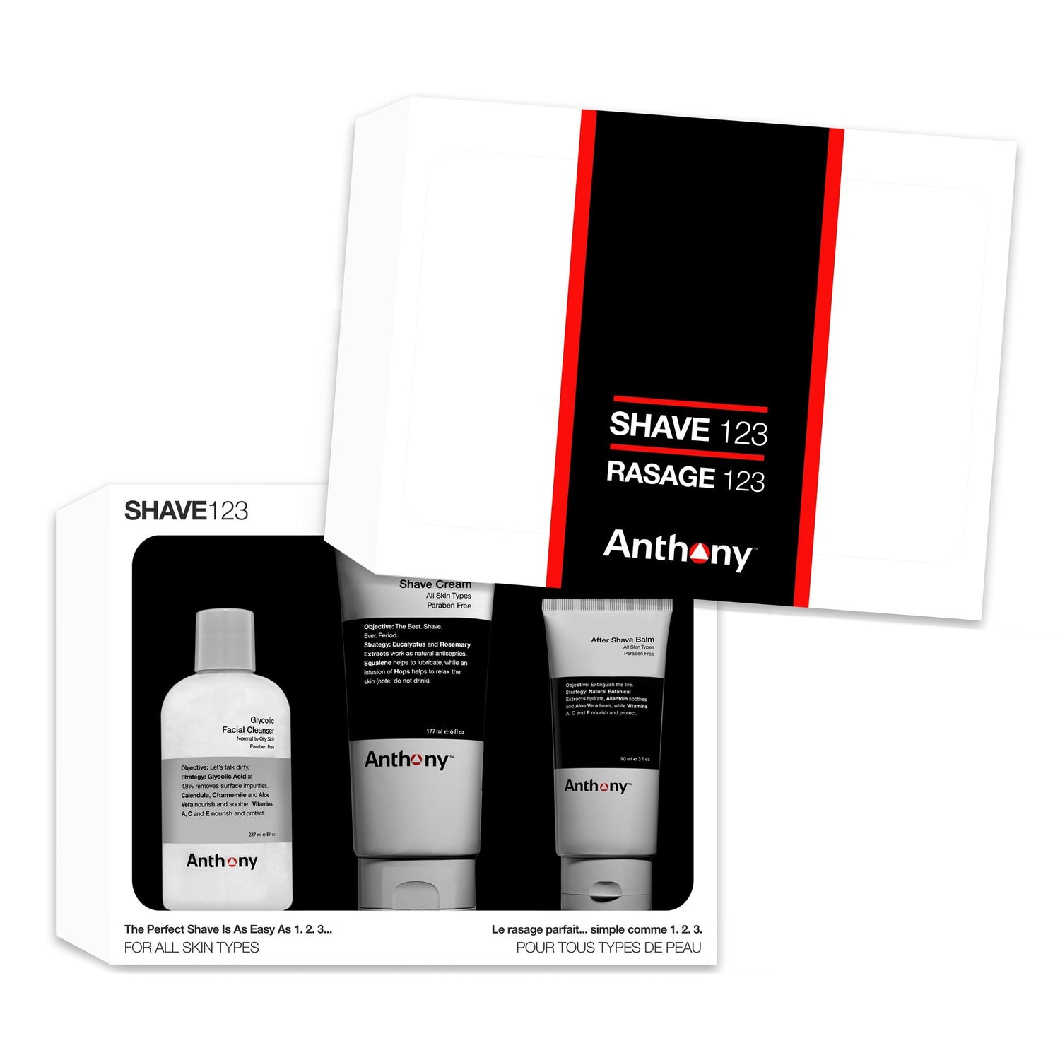 Anthony Shave 123 Kit Men's Grooming Kit Anthony 
