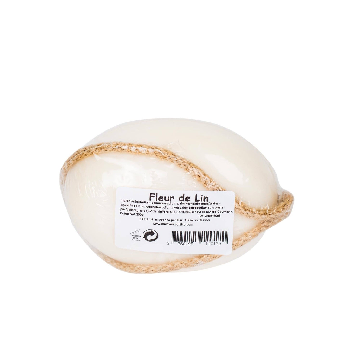 Maître Savonitto Soap on a Rope, Oval Body Soap Maître Savonitto 